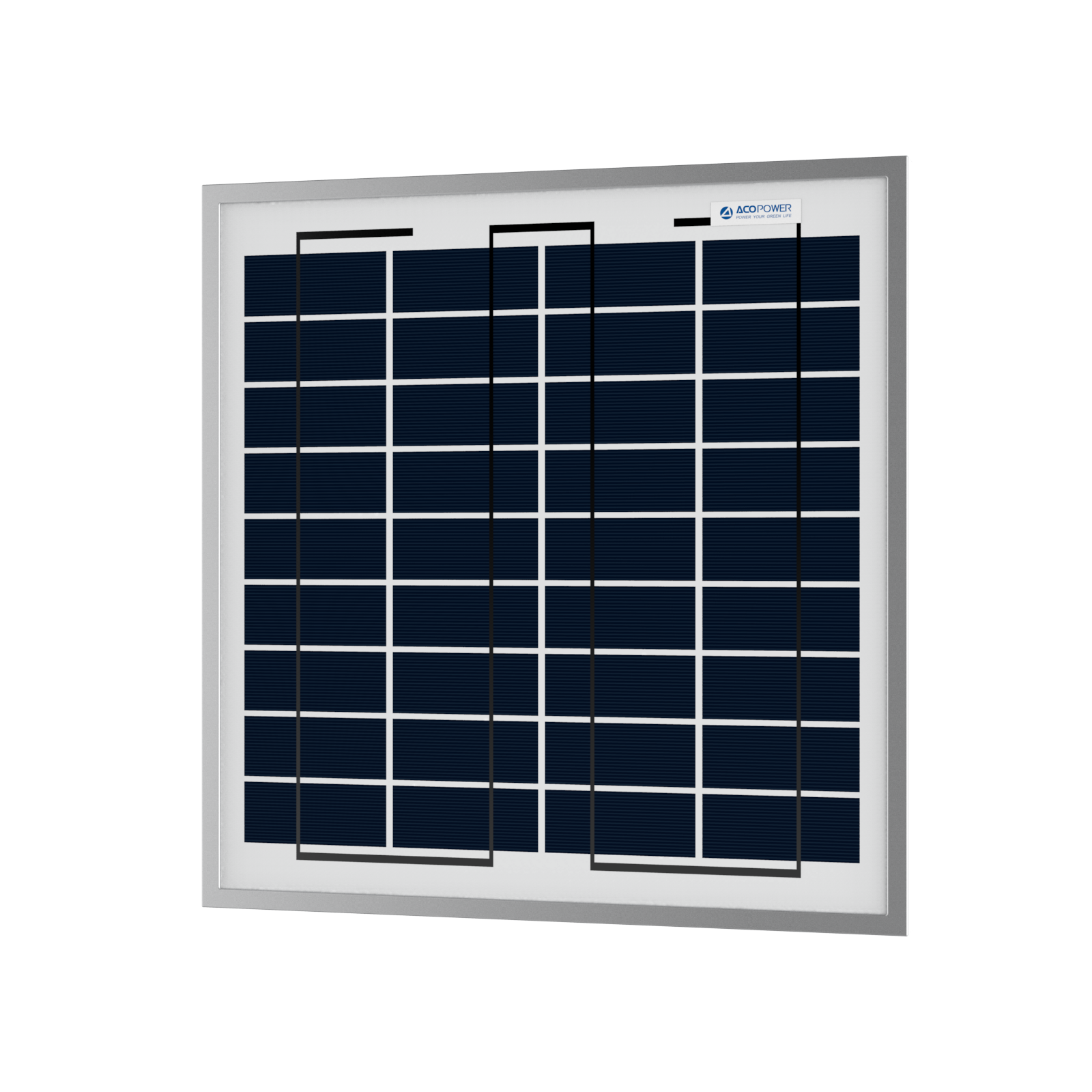 ACOPower 15W Polycrystalline Solar Panel for 12 Volt Battery Charging