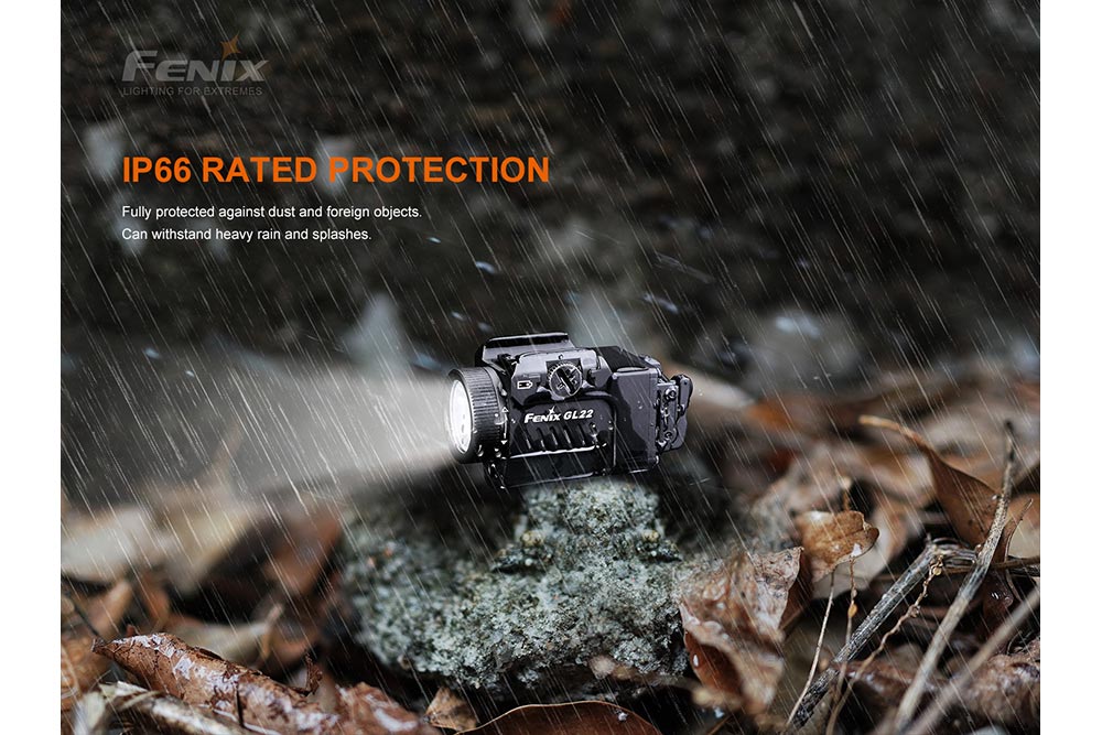 Fenix GL22 Tactical LED Light with Red Laser