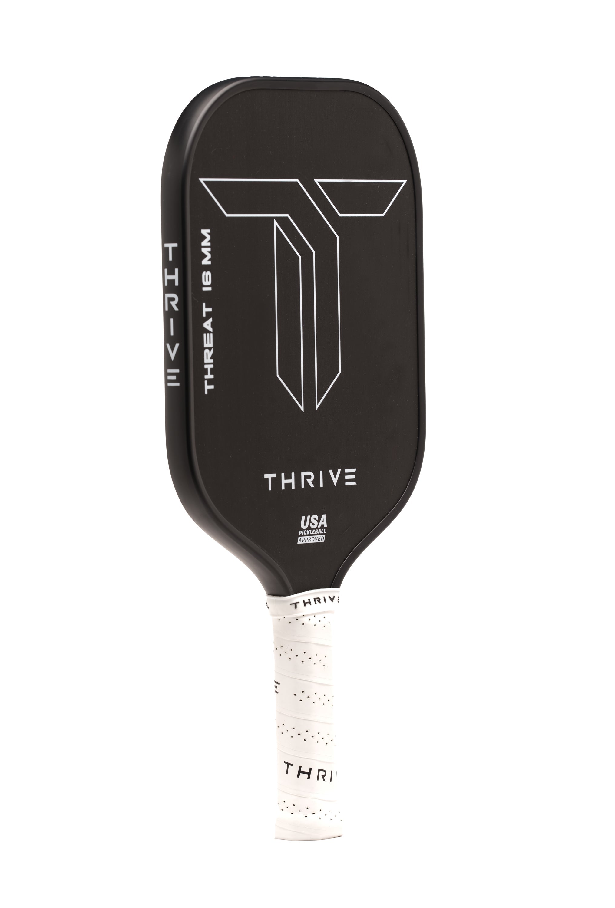 THREAT 16 SINGLES Includes custom weight card, paddle cover, paddle eraser, and lead weights.
