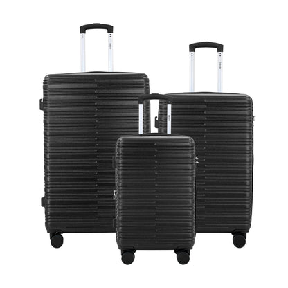 Romeo Expandable 3-Piece Spinner Luggage Set with Lock