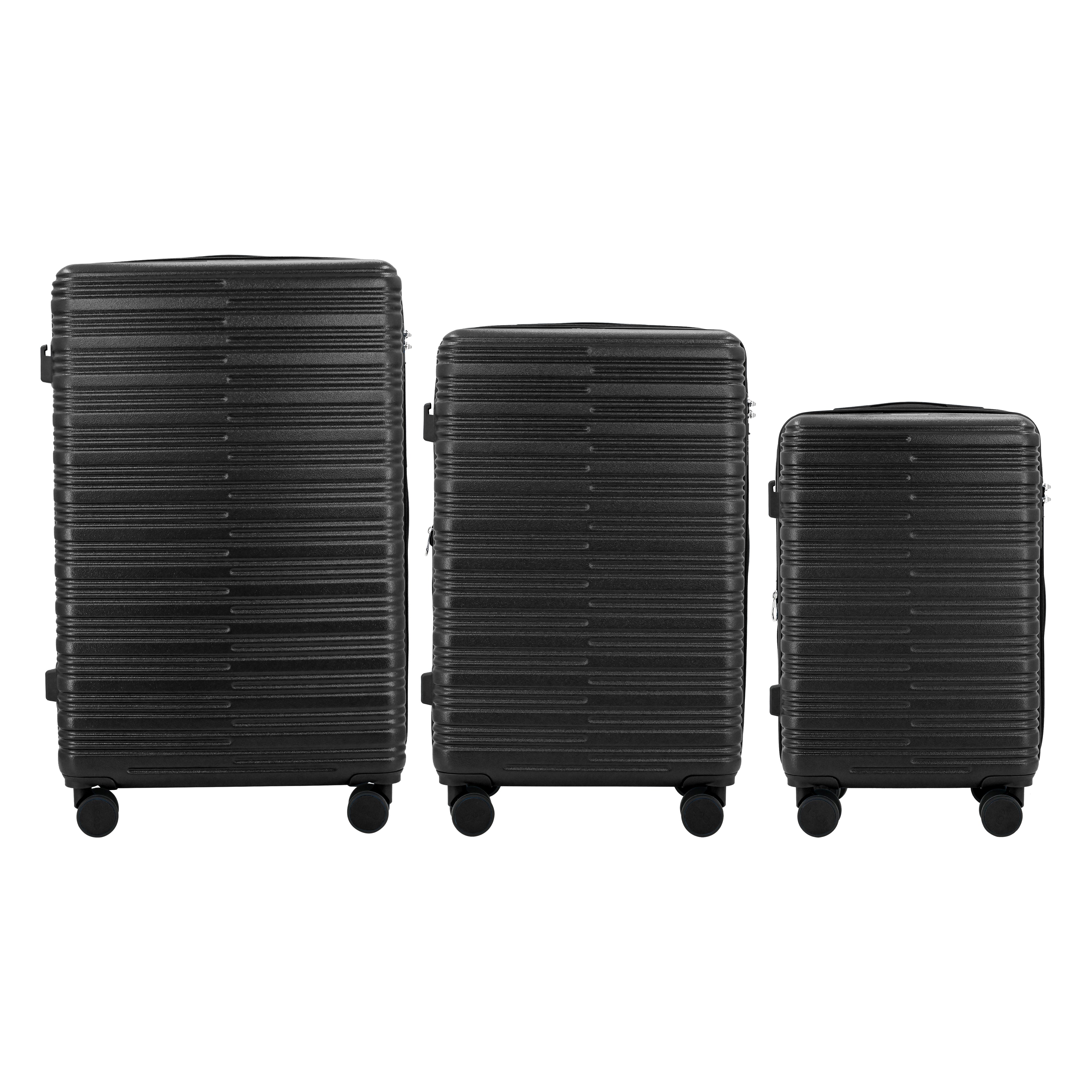 Romeo Expandable 3-Piece Spinner Luggage Set with Lock