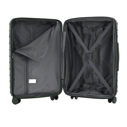 Romeo Expandable 3-Piece Spinner Luggage Set with Lock