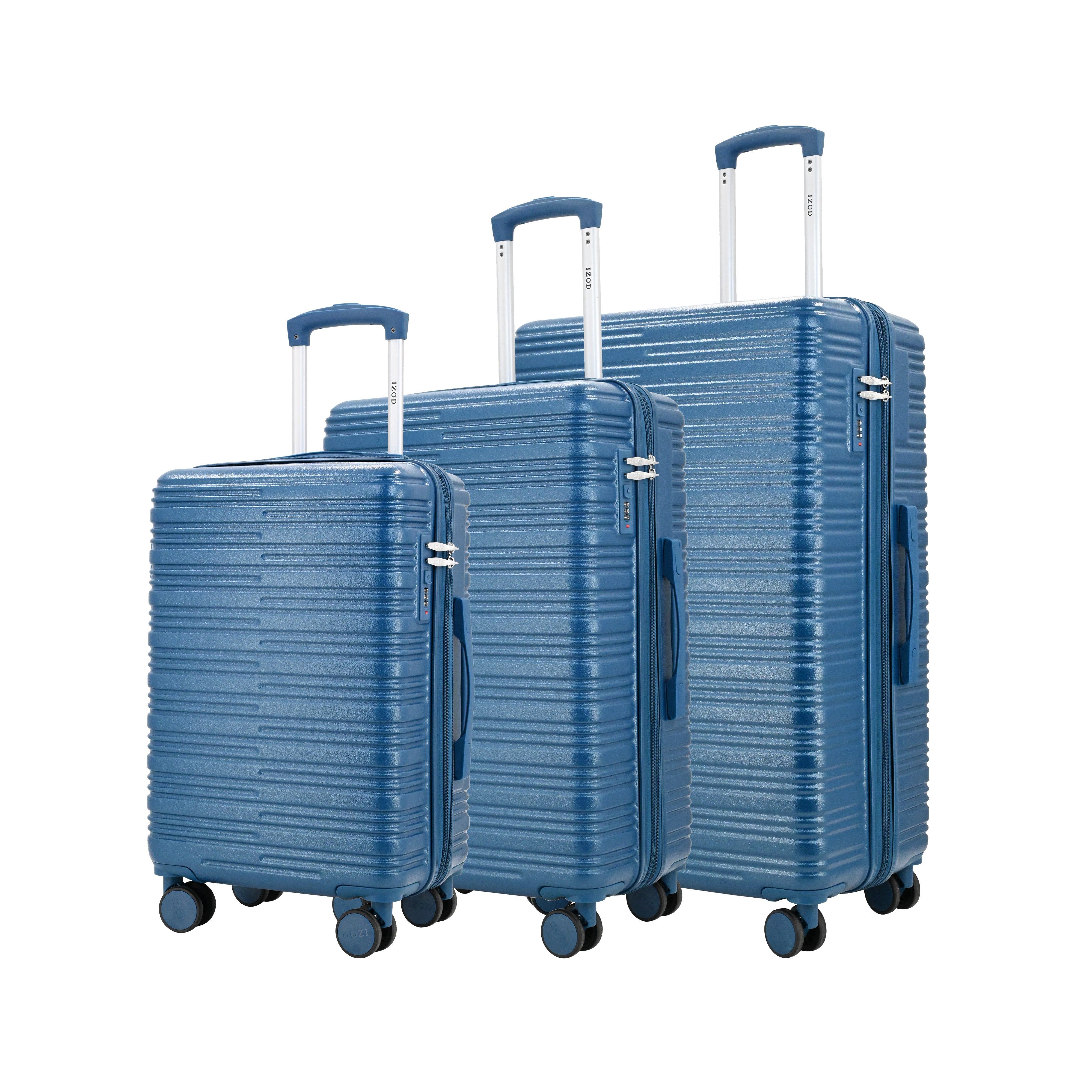 Romeo Expandable 3-Piece Spinner Luggage Set with Lock