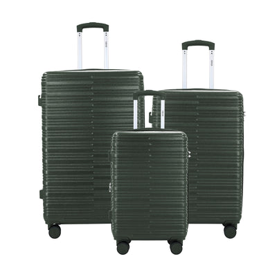 Romeo Expandable 3-Piece Spinner Luggage Set with Lock