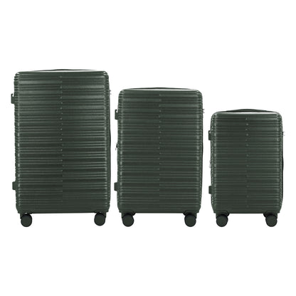 Romeo Expandable 3-Piece Spinner Luggage Set with Lock