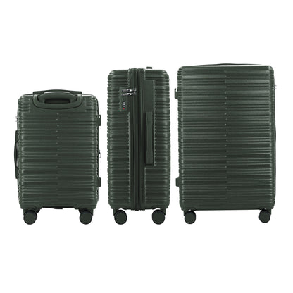 Romeo Expandable 3-Piece Spinner Luggage Set with Lock