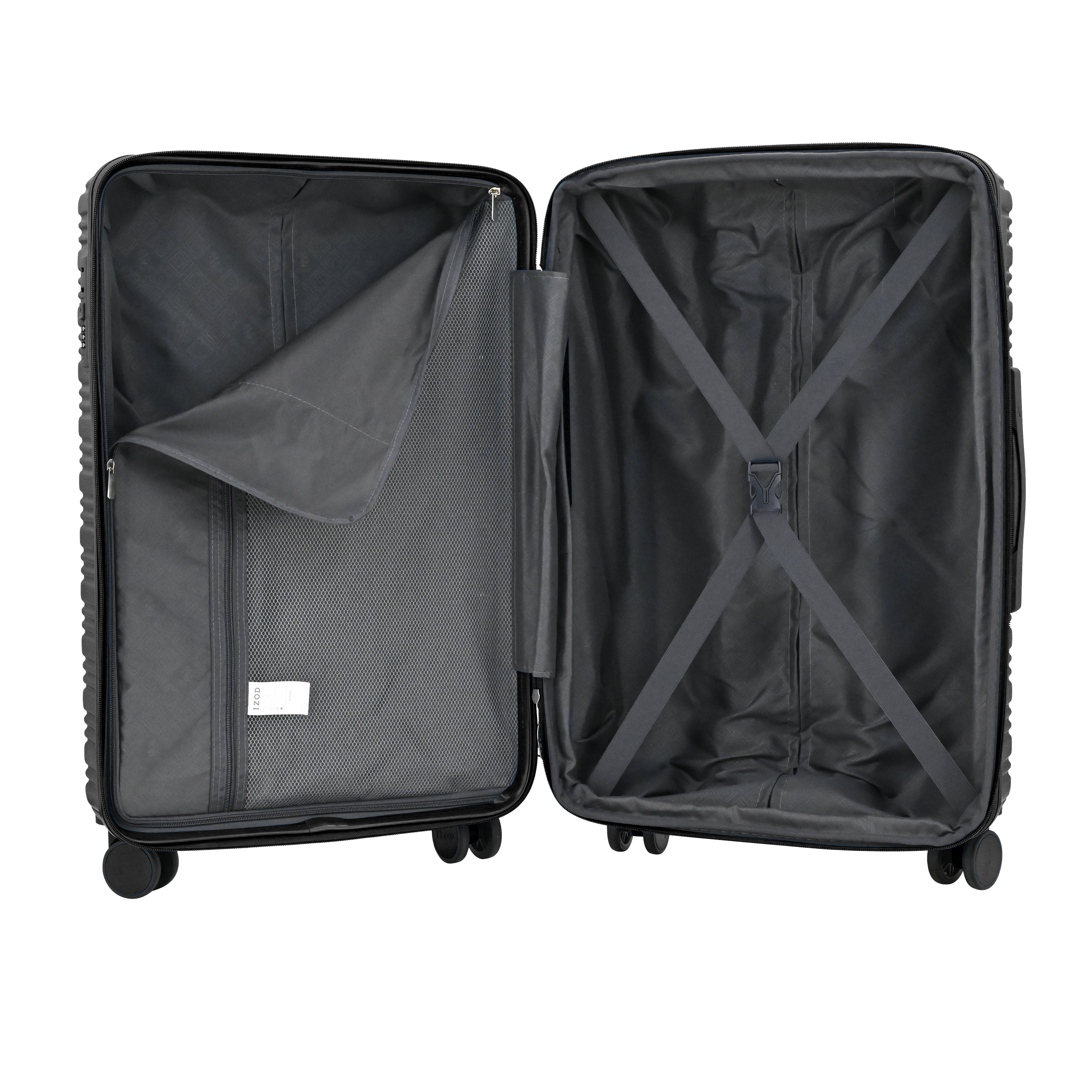 Romeo Expandable 3-Piece Spinner Luggage Set with Lock