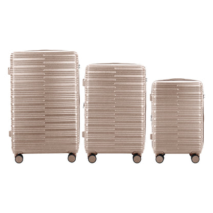 Romeo Expandable 3-Piece Spinner Luggage Set with Lock
