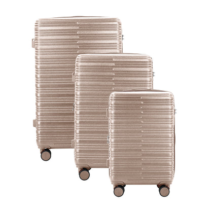 Romeo Expandable 3-Piece Spinner Luggage Set with Lock
