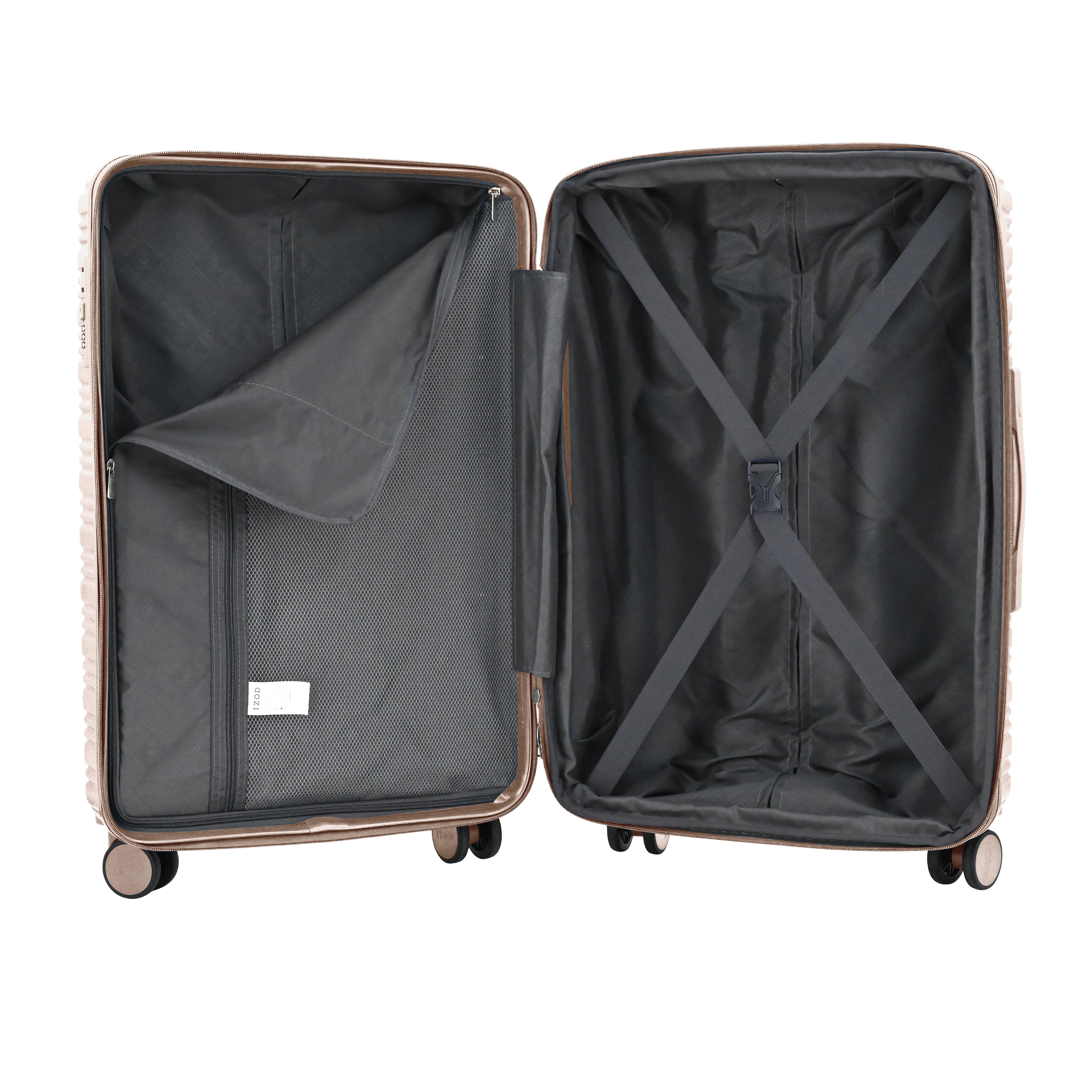 Romeo Expandable 3-Piece Spinner Luggage Set with Lock