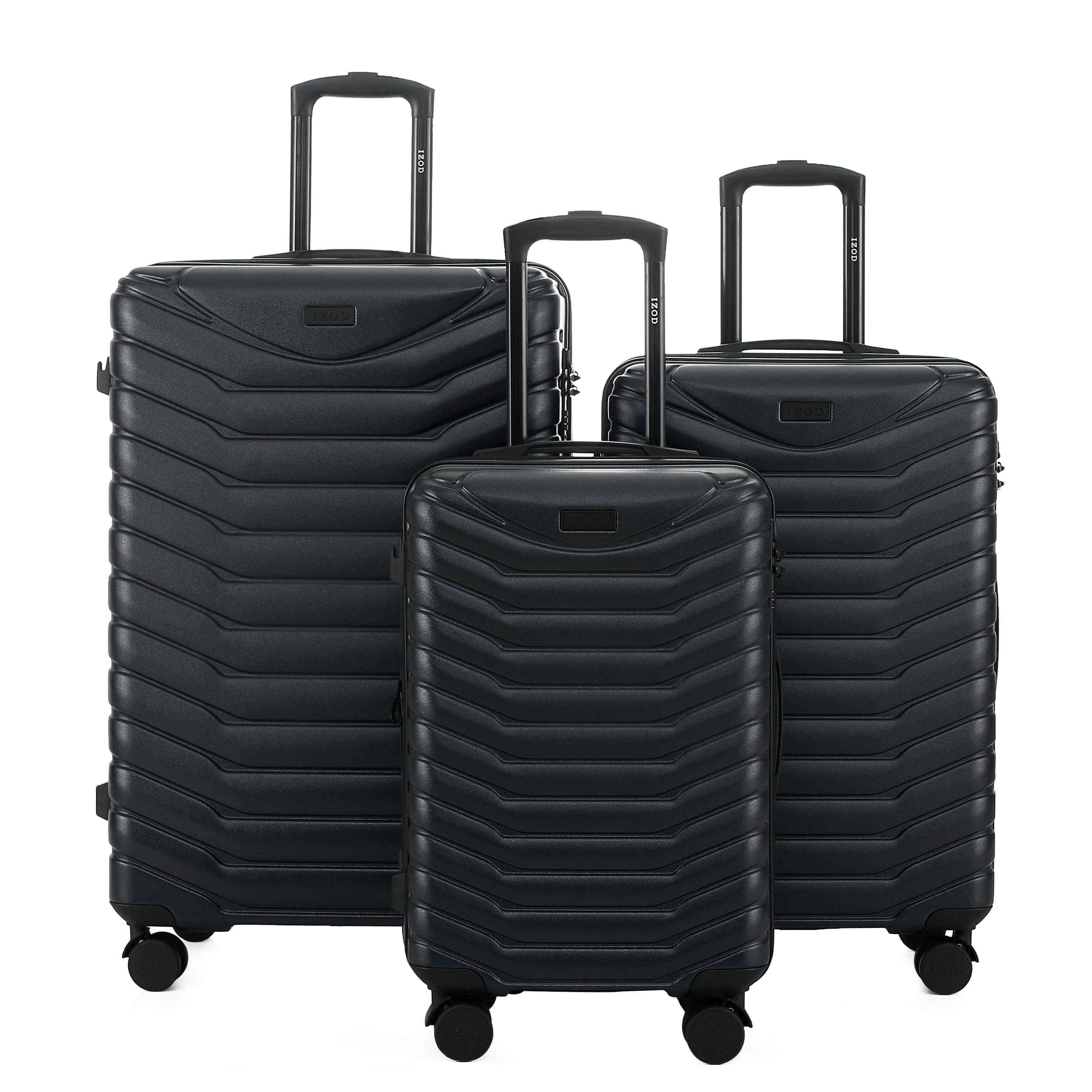 Phantom Expandable 3-Piece Spinner Luggage Set with Lock