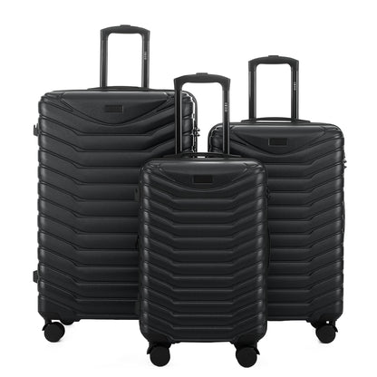 Phantom Expandable 3-Piece Spinner Luggage Set with Lock