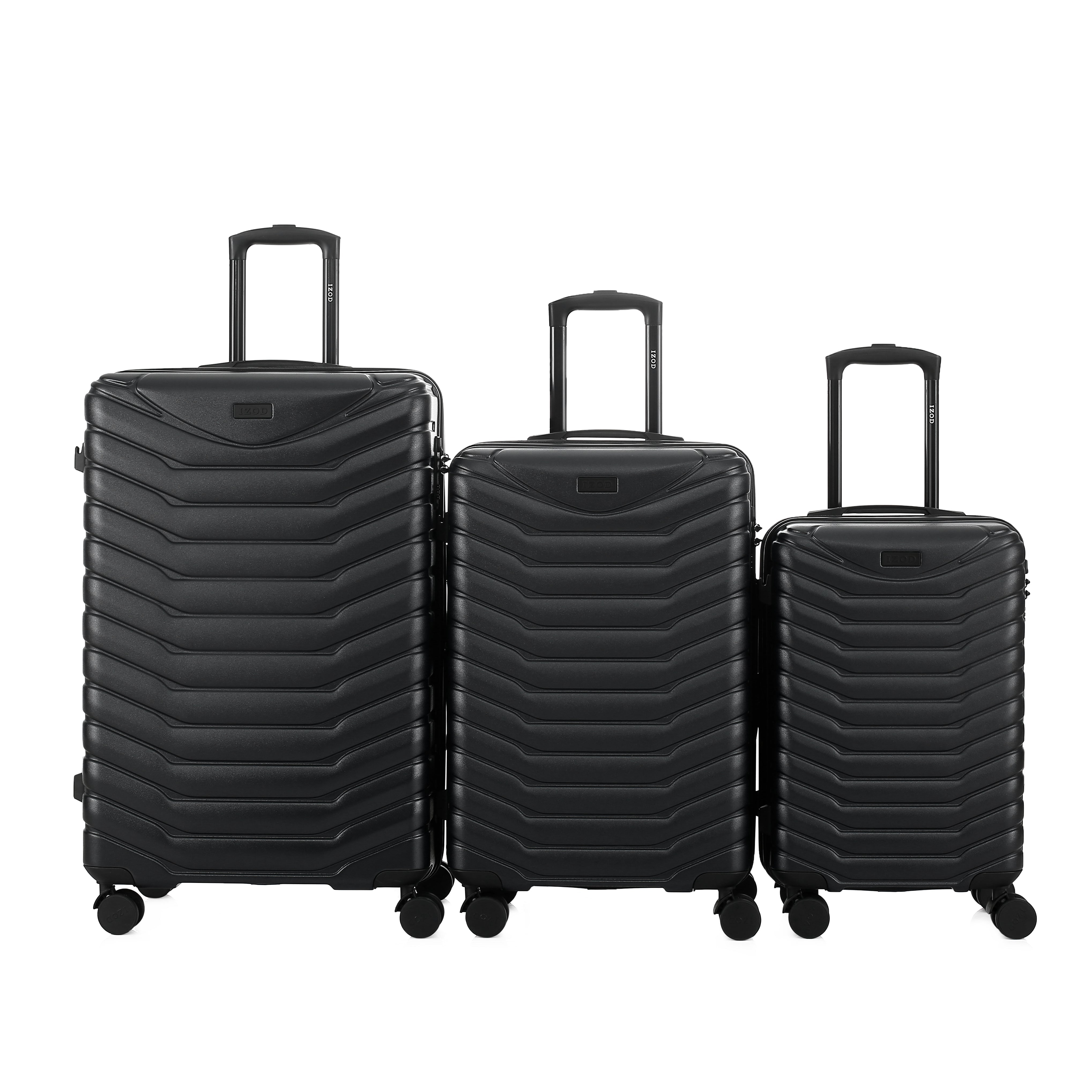 Phantom Expandable 3-Piece Spinner Luggage Set with Lock