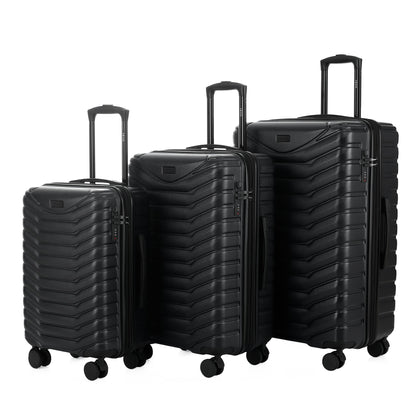 Phantom Expandable 3-Piece Spinner Luggage Set with Lock