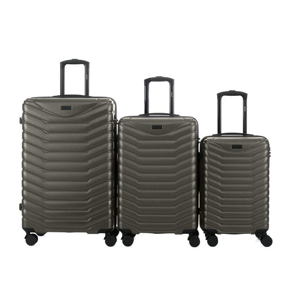 Phantom Expandable 3-Piece Spinner Luggage Set with Lock
