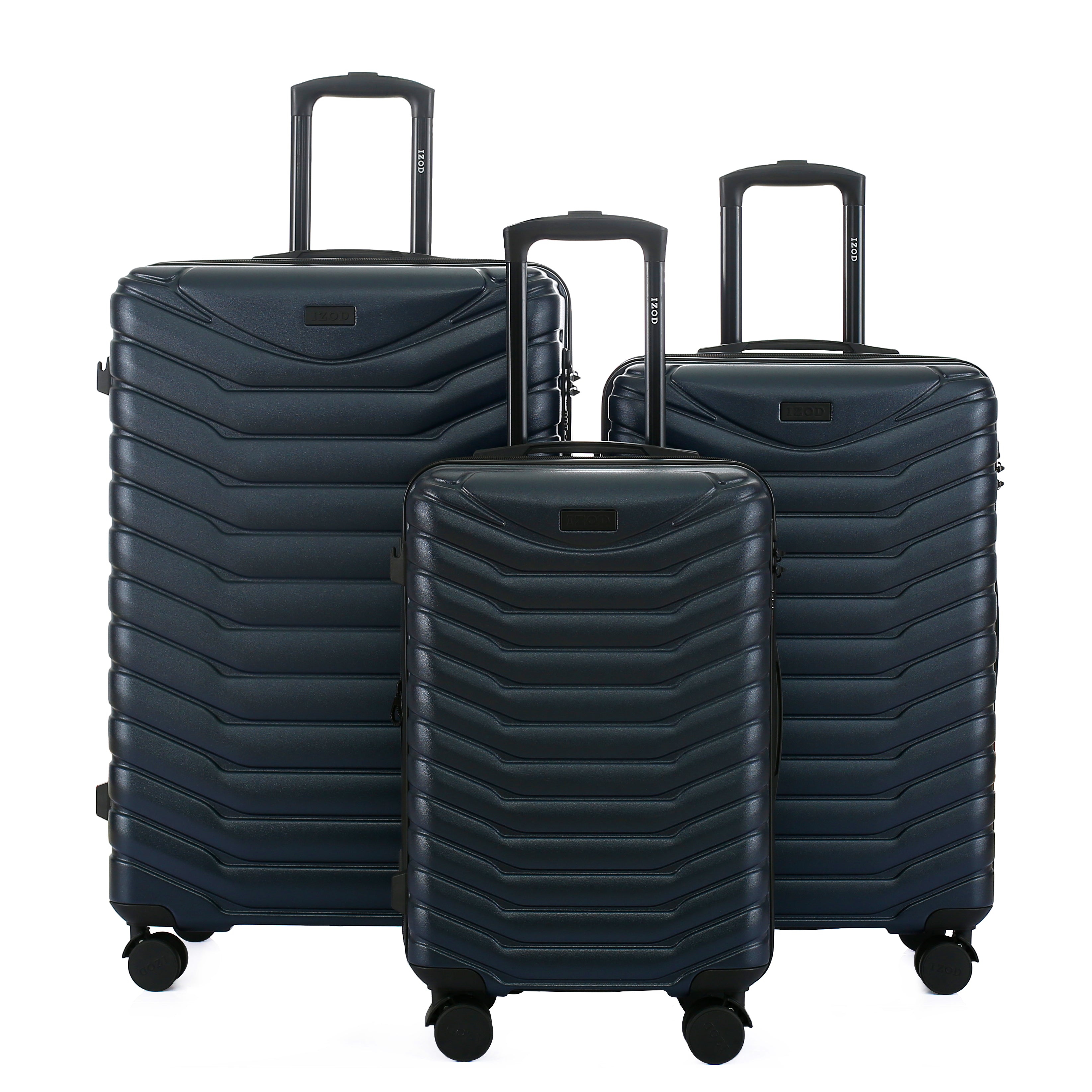 Phantom Expandable 3-Piece Spinner Luggage Set with Lock