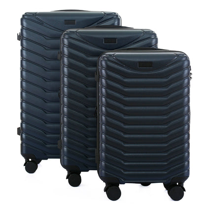 Phantom Expandable 3-Piece Spinner Luggage Set with Lock