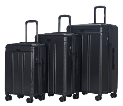 Zoe Expandable 3-Piece Spinner Luggage Set with Lock