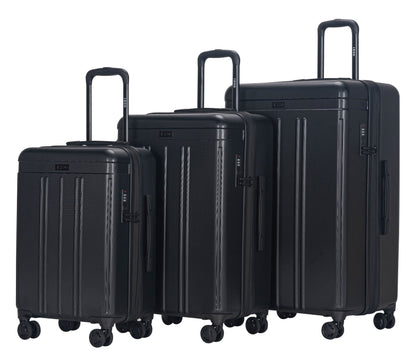 Zoe Expandable 3-Piece Spinner Luggage Set with Lock