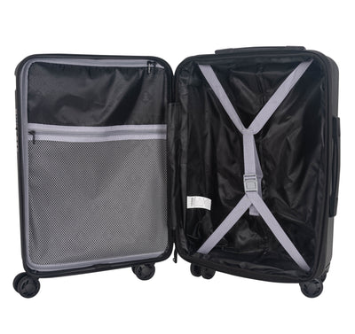Zoe Expandable 3-Piece Spinner Luggage Set with Lock