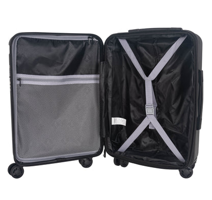 Zoe Expandable 3-Piece Spinner Luggage Set with Lock