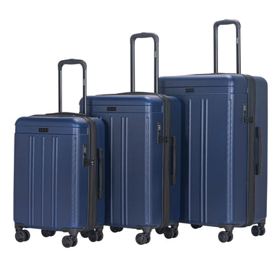 Zoe Expandable 3-Piece Spinner Luggage Set with Lock