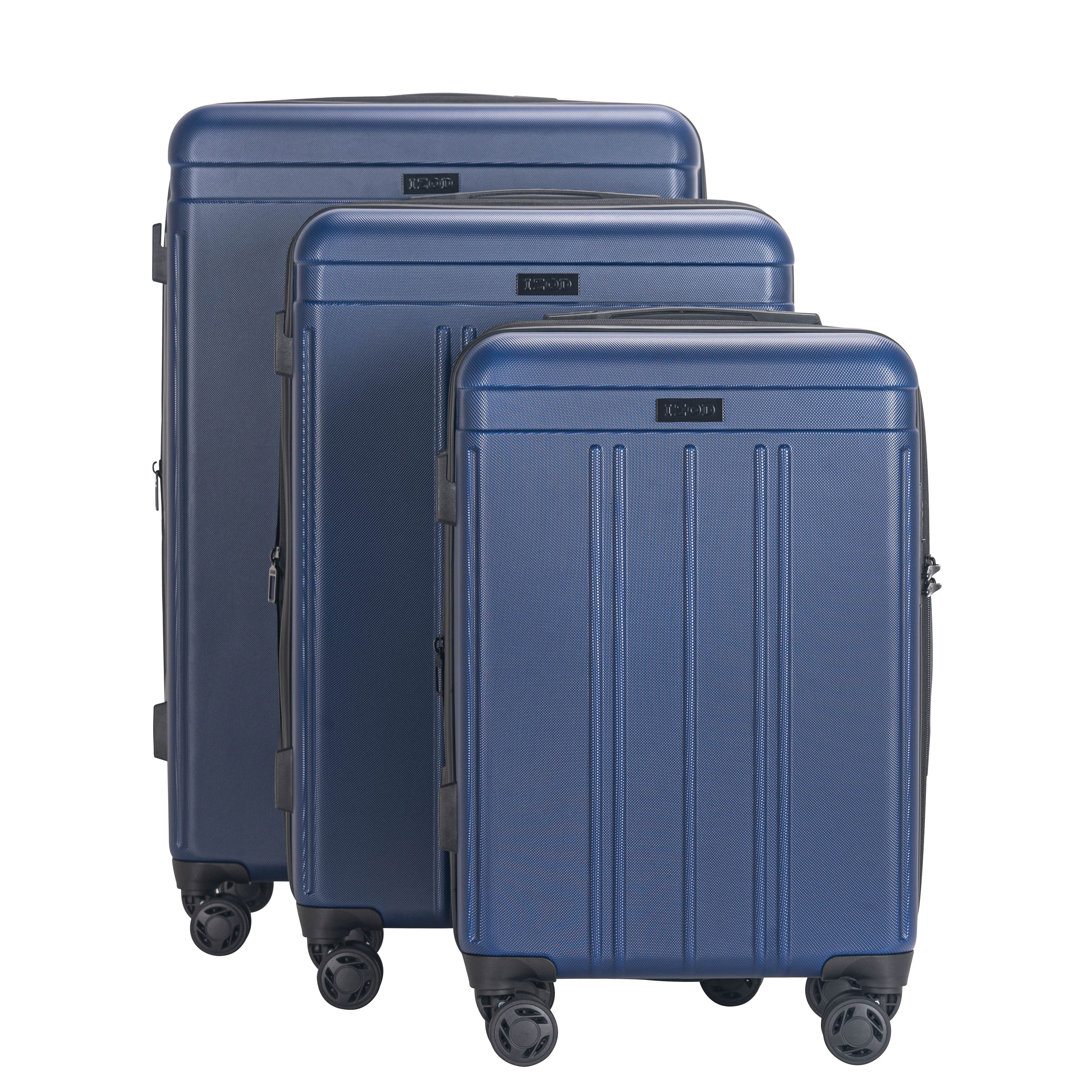 Zoe Expandable 3-Piece Spinner Luggage Set with Lock