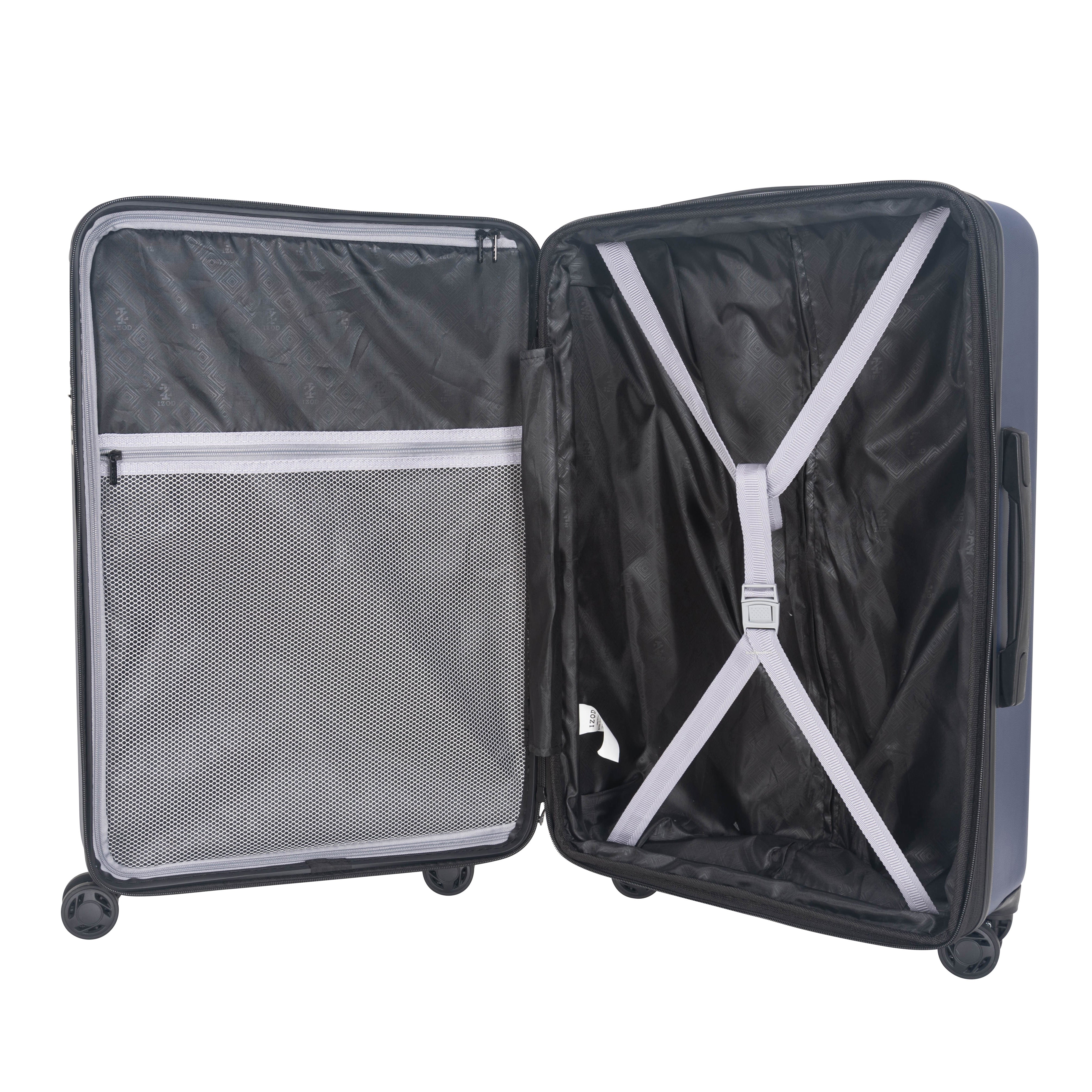 Zoe Expandable 3-Piece Spinner Luggage Set with Lock