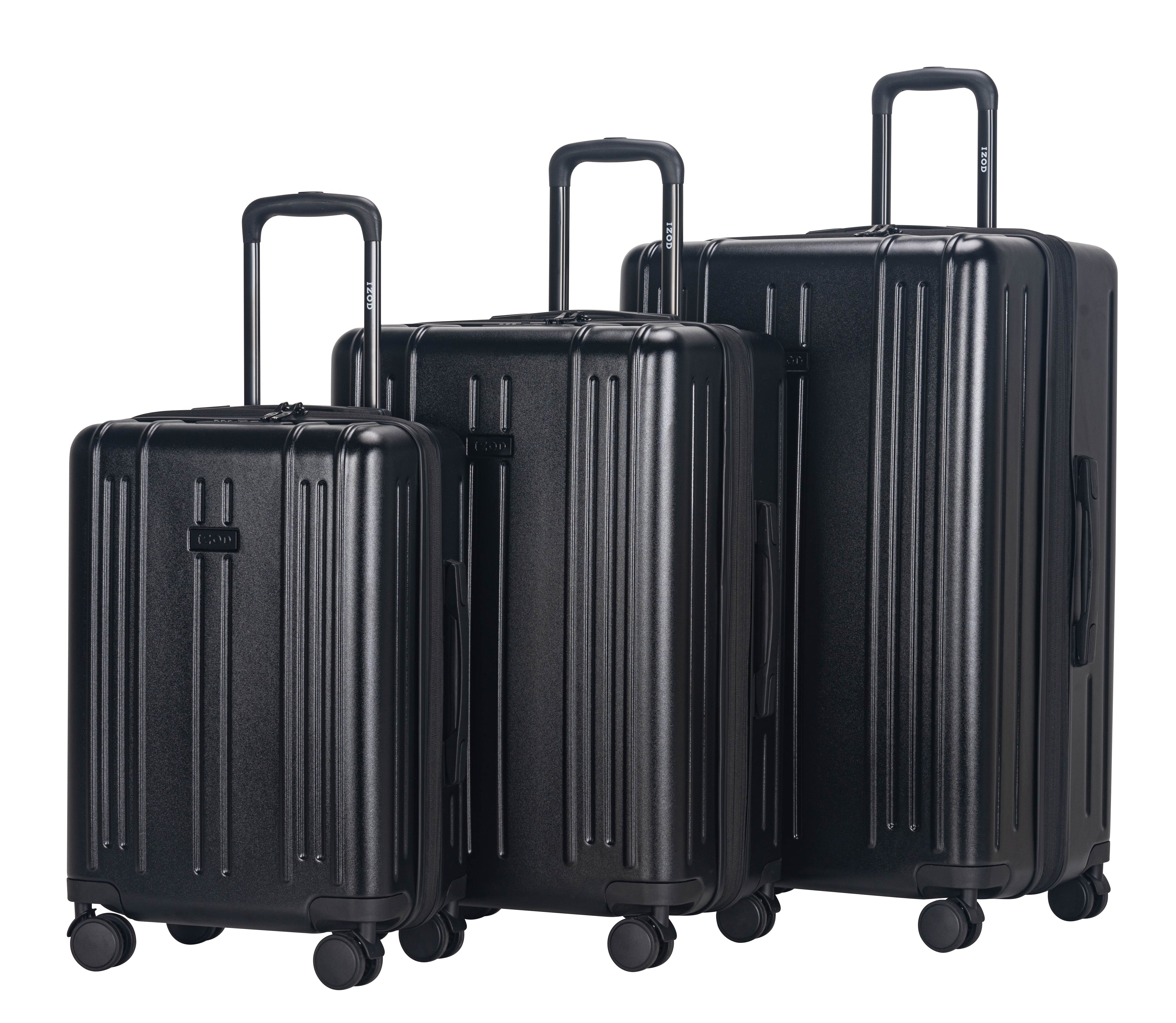 ISLA Expandable 3-Piece Spinner Luggage Set with Lock