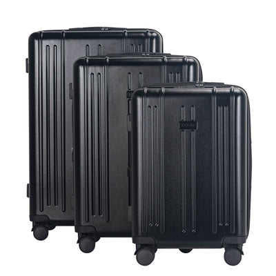 ISLA Expandable 3-Piece Spinner Luggage Set with Lock