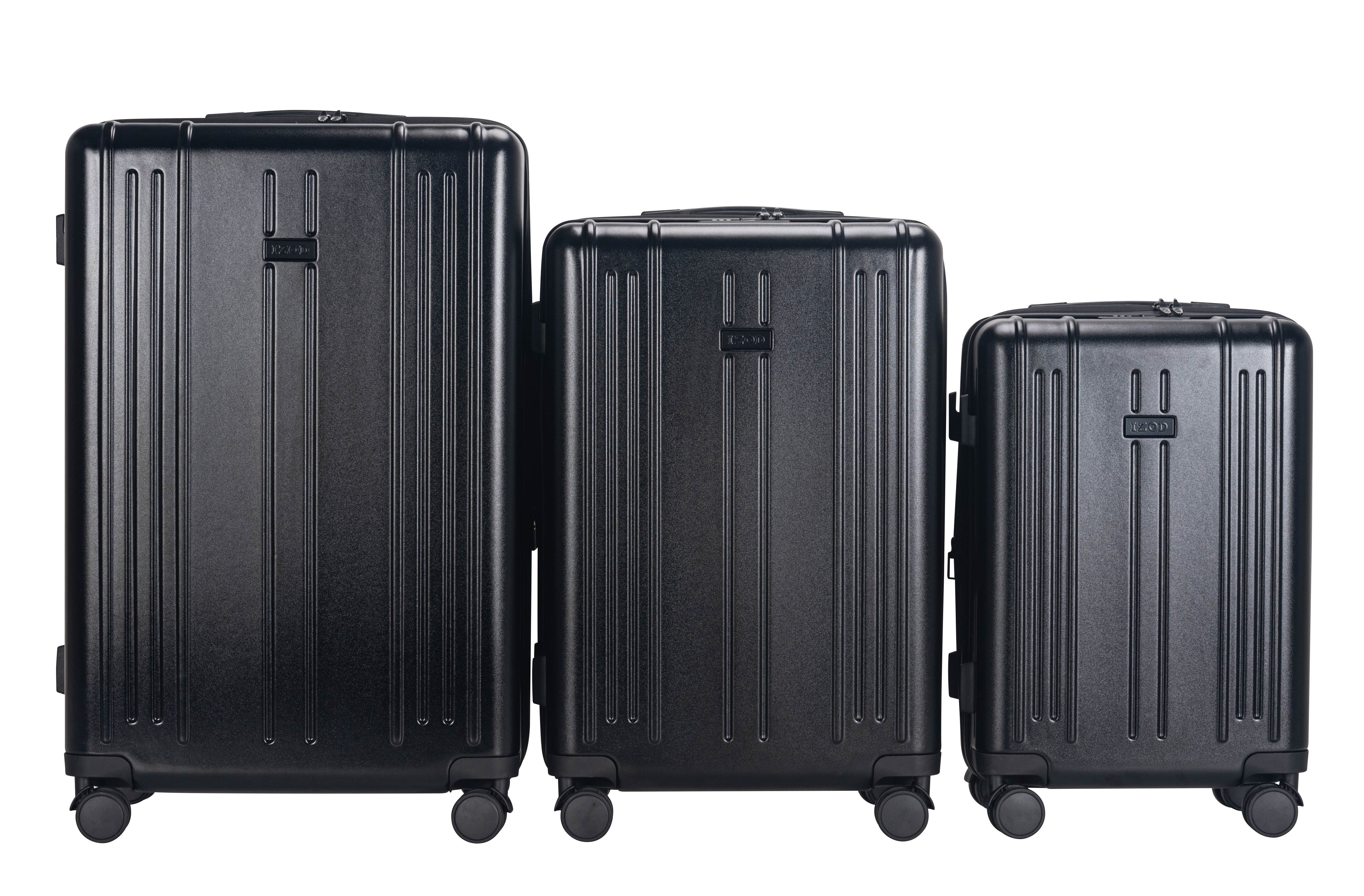 ISLA Expandable 3-Piece Spinner Luggage Set with Lock