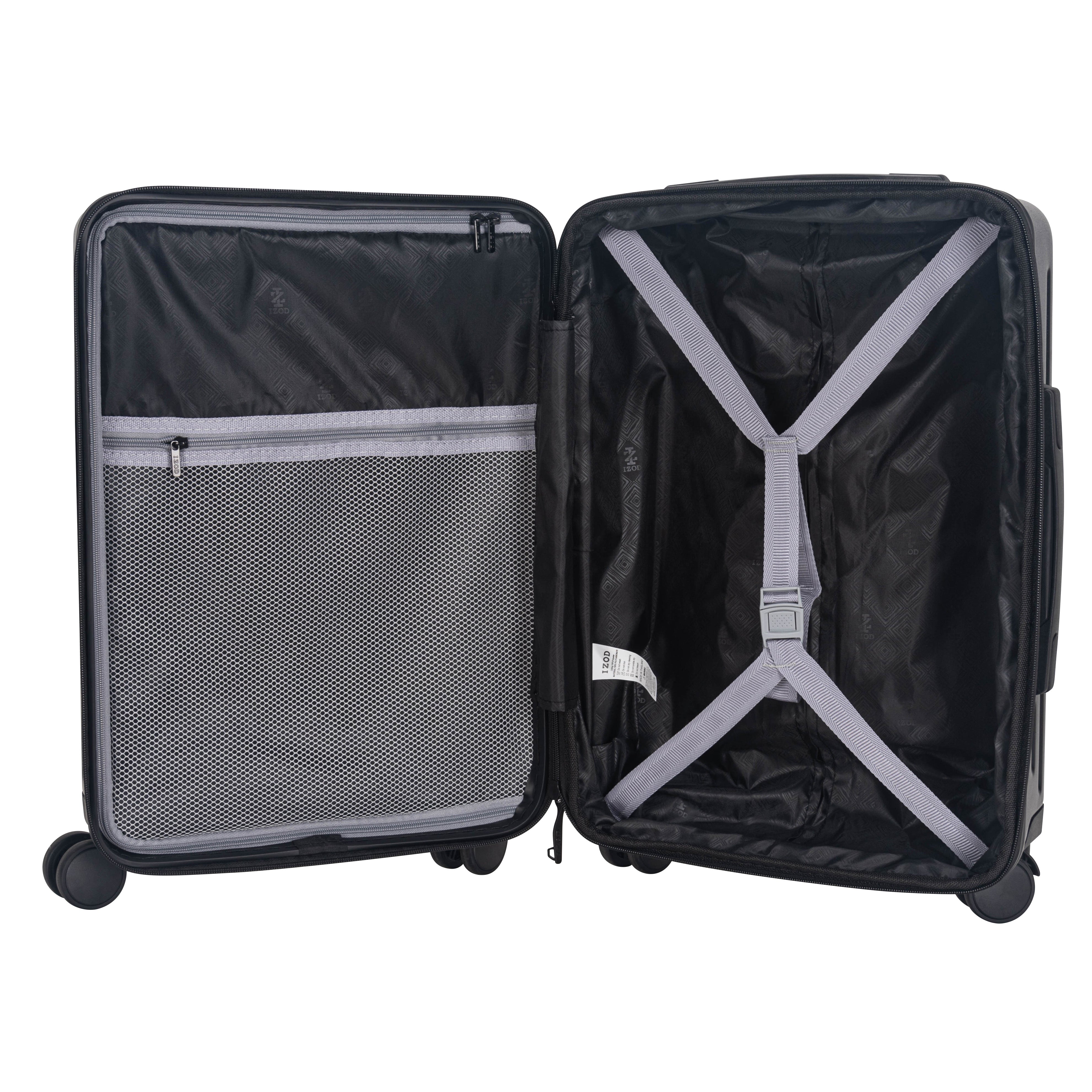 ISLA Expandable 3-Piece Spinner Luggage Set with Lock