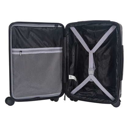 ISLA Expandable 3-Piece Spinner Luggage Set with Lock