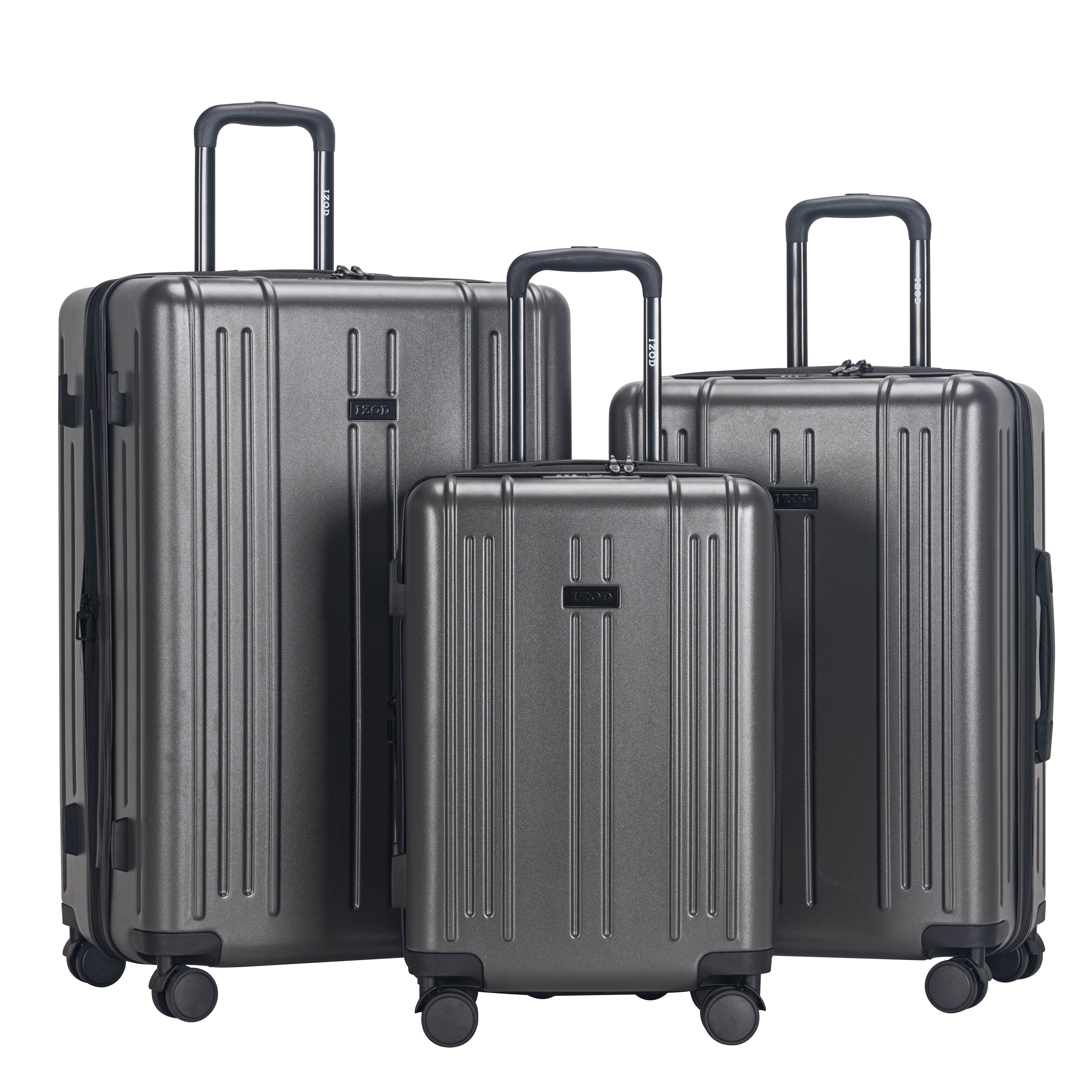 ISLA Expandable 3-Piece Spinner Luggage Set with Lock