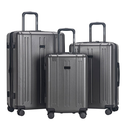 ISLA Expandable 3-Piece Spinner Luggage Set with Lock