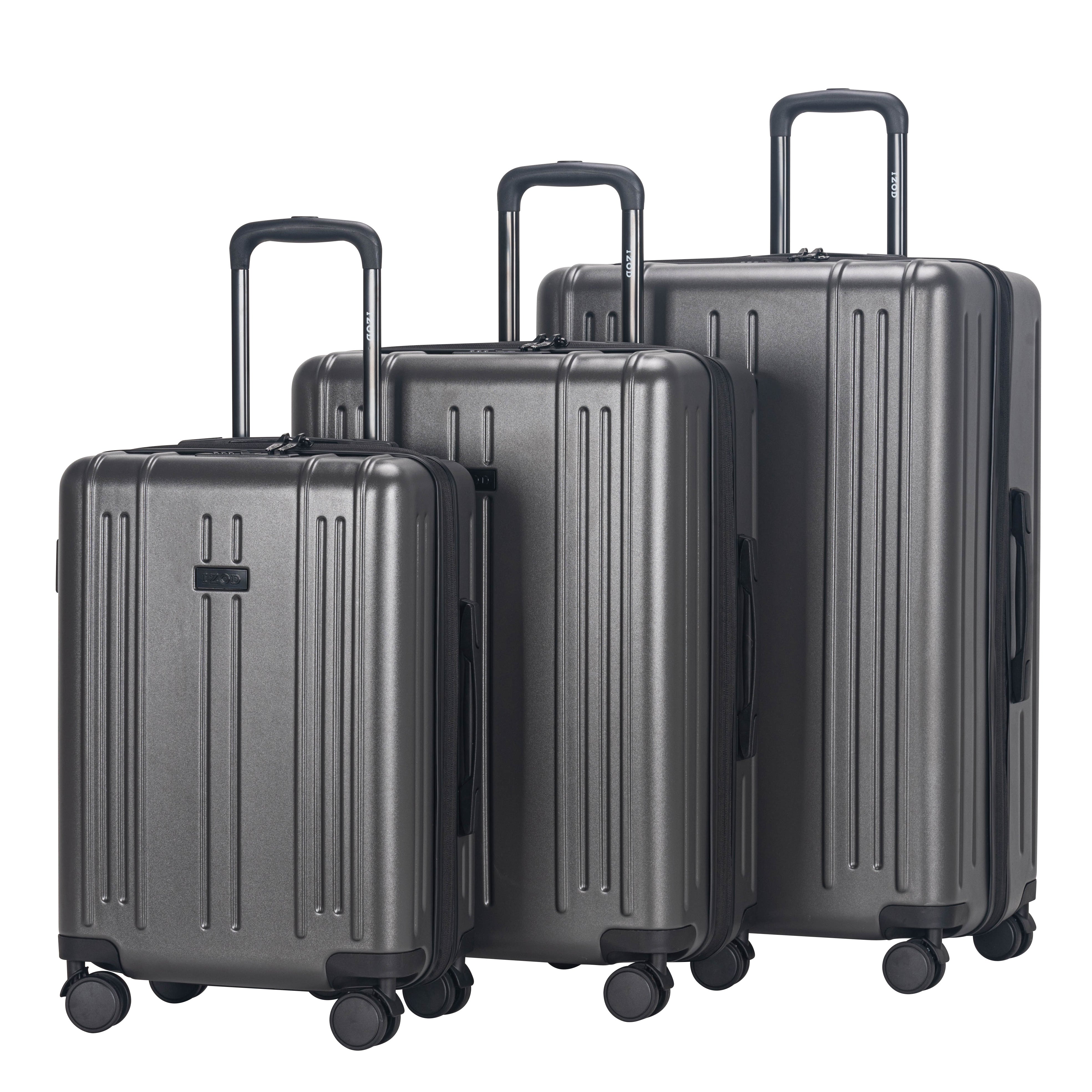 ISLA Expandable 3-Piece Spinner Luggage Set with Lock