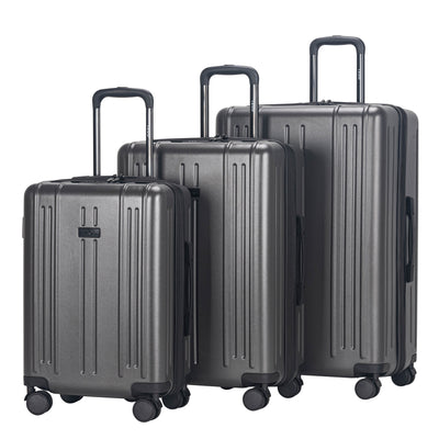 ISLA Expandable 3-Piece Spinner Luggage Set with Lock