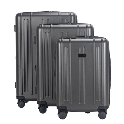 ISLA Expandable 3-Piece Spinner Luggage Set with Lock