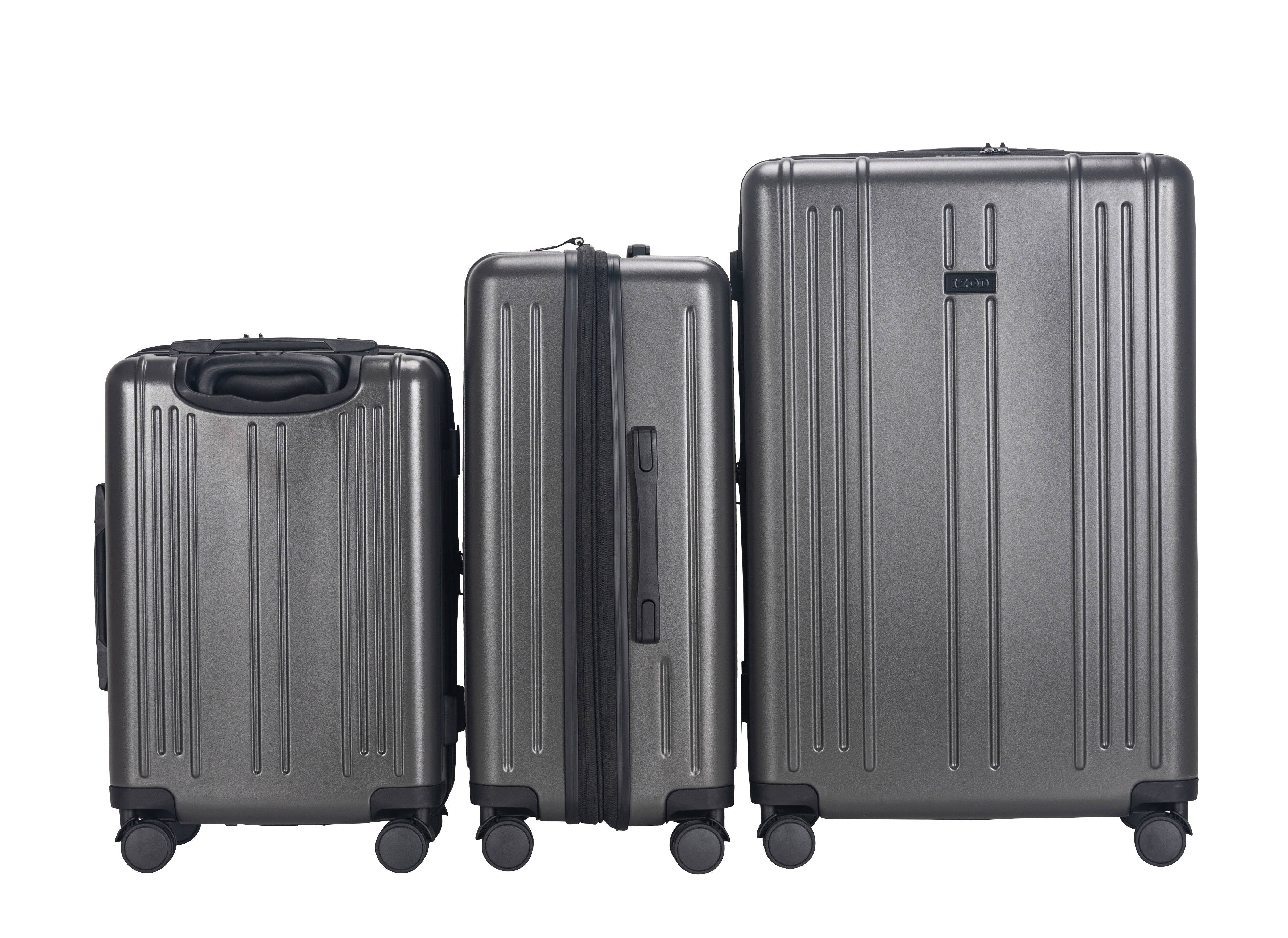ISLA Expandable 3-Piece Spinner Luggage Set with Lock