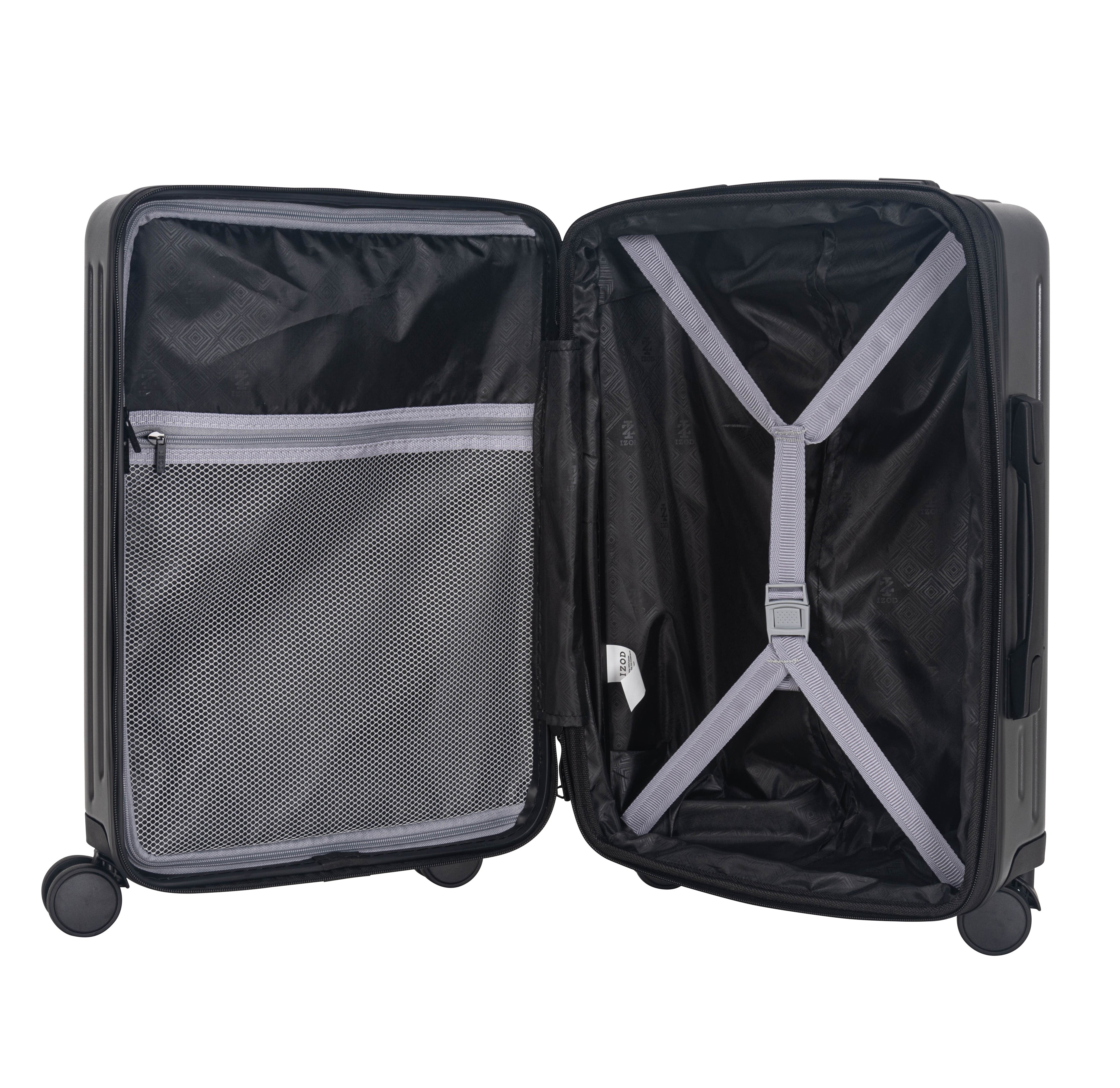 ISLA Expandable 3-Piece Spinner Luggage Set with Lock