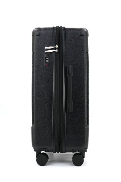 Hawk Expandable 3-Piece Hardside Spinner Luggage Set - 20" 24" 28" with Combination Lock