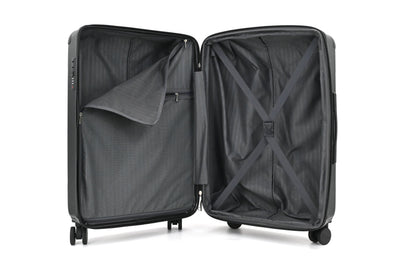 Hawk Expandable 3-Piece Hardside Spinner Luggage Set - 20" 24" 28" with Combination Lock