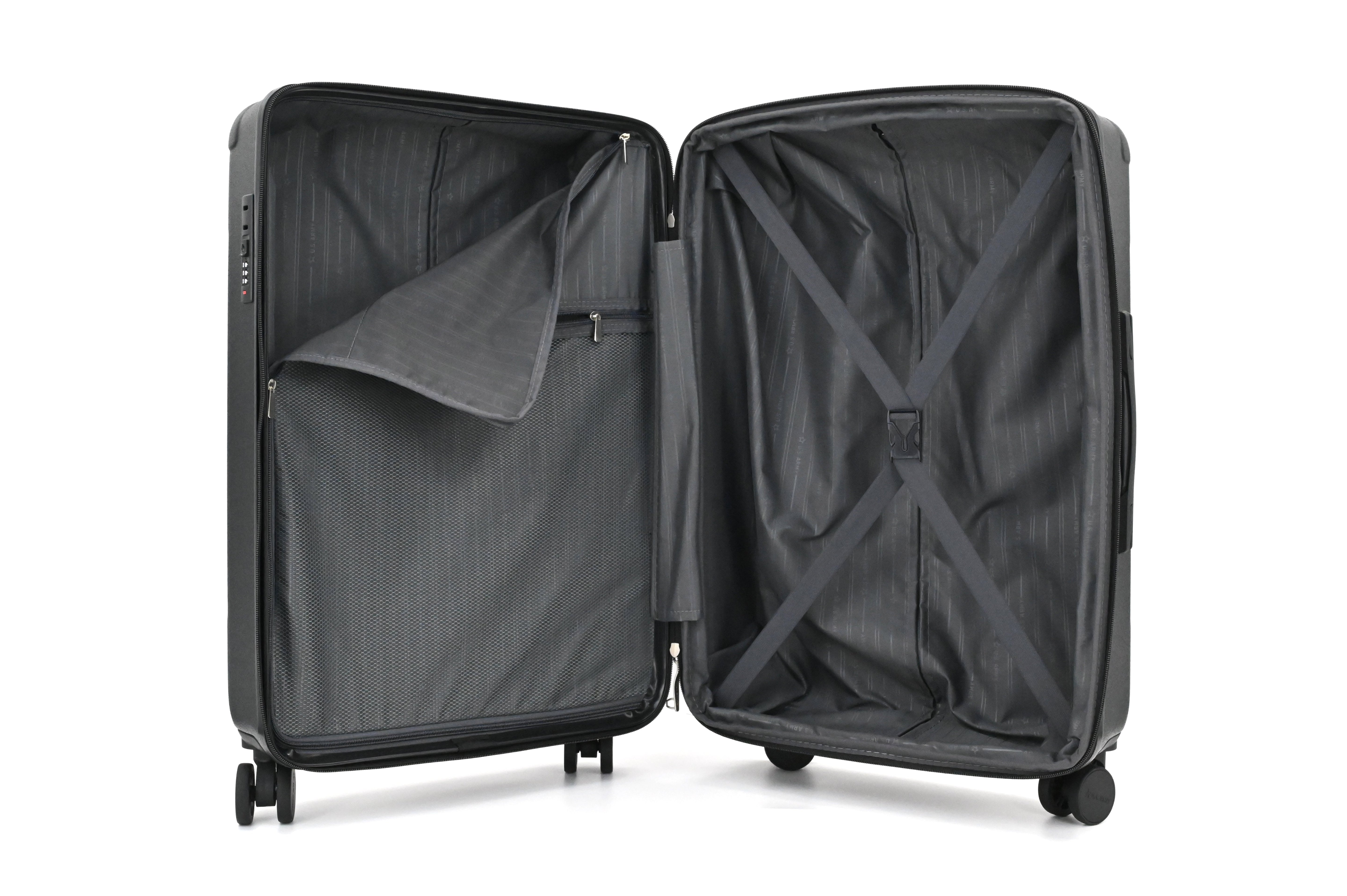 Hawk Expandable 3-Piece Spinner Luggage Set