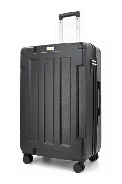 Hawk Expandable 3-Piece Hardside Spinner Luggage Set - 20" 24" 28" with Combination Lock