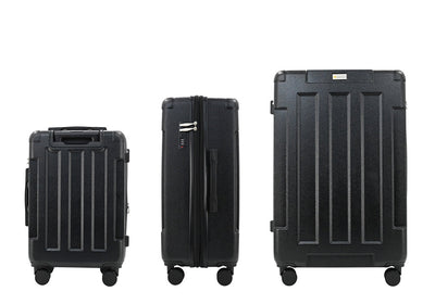 Hawk Expandable 3-Piece Hardside Spinner Luggage Set - 20" 24" 28" with Combination Lock