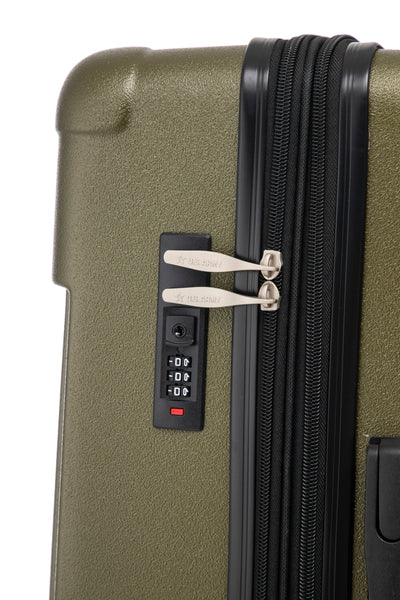 Hawk Expandable 3-Piece Hardside Spinner Luggage Set - 20" 24" 28" with Combination Lock