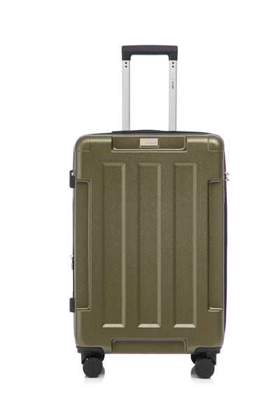 Hawk Expandable 3-Piece Hardside Spinner Luggage Set - 20" 24" 28" with Combination Lock