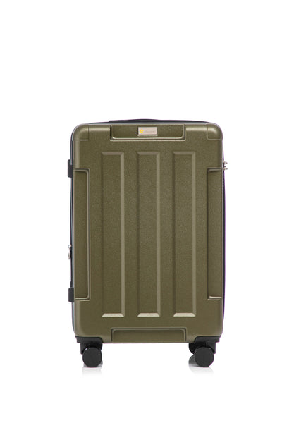 Hawk Expandable 3-Piece Hardside Spinner Luggage Set - 20" 24" 28" with Combination Lock