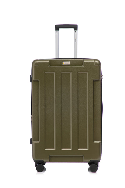 Hawk Expandable 3-Piece Hardside Spinner Luggage Set - 20" 24" 28" with Combination Lock