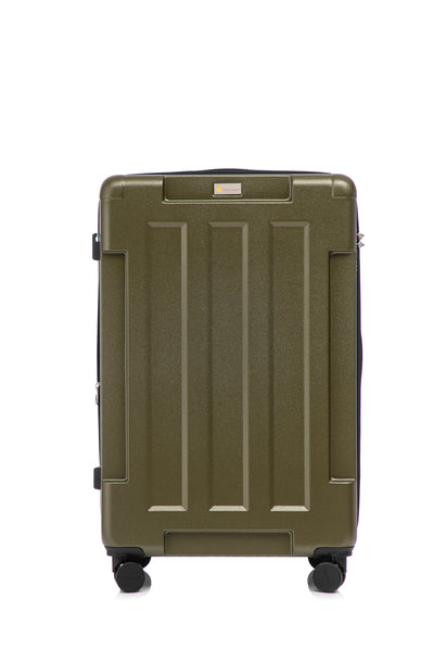Hawk Expandable 3-Piece Hardside Spinner Luggage Set - 20" 24" 28" with Combination Lock